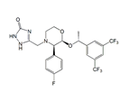 Aprepitant (R,S,R)-Isomer ; 5-([(2S,3R)-2-((R)-1-[3,5-bis(trifluoromethyl)phenyl]ethoxy)-3-(4-fluoro phenyl)morpholino]methyl)-1H-1,2,4-triazol-3(2H)-one | 1185502-97-9