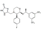 Aprepitant EP Impurity D ;Aprepitant USP Related Compound B ; (1S,2S,3R-Aprepitant ; ent-Aprepitant ; 3-[[(2S,3R)-2-[(S)-1-[3,5-Bis(trifluoromethyl)phenyl]ethoxy]-3-(4-fluoro phenyl)morpholino]methyl]-1H-1,2,4-triazol-5(4H)-one  |  172822-29-6