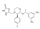 Aprepitant EP Impurity E ;Aprepitant USP Related Compound A ; (R,R,R)-Aprepitant ;  3-[[(2R,3R)-2-[(R)-1-[3,5-Bis(trifluoromethyl)phenyl]ethoxy]-3-(4-fluoro phenyl)morpholino]methyl]-1H-1,2,4-triazol-5(4H)-one  |  1148113-53-4