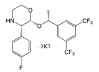 Aprepitant M2 Metabolite (1R, 2R, 3S)-Isomer ;Aprepitant M2 Metabolite ; (2R)-[1-(R)-(3,5-Bis(trifluoromethyl)phenyl)ethoxy]-3-(4-fluorophenyl)-(3S)-morpholine HCl   | 171482-05-6