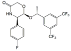 Aprepitant M3 Metabolite (1R, 5R, 6S)-Isomer ; (5R,6S)-6-[(1R)-1-[3,5-Bis(trifluoromethyl)phenyl]ethoxy]-5-(4-fluorophenyl)-3-morpholinone