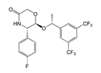Aprepitant M3 Metabolite (1R, 5S, 6S)-Isomer ; Aprepitant M2 Matabolite 6-Epimer ; (5S,6S)-6-[(1R)-1-[3,5-Bis(trifluoromethyl)phenyl]ethoxy]-5-(4-fluorophenyl)-3-morpholinone