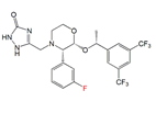 Aprepitant meta-Fluoro Isomer ; 5-([(2R,3S)-2-((R)-1-[3,5-bis(trifluoromethyl)phenyl]ethoxy)-3-(3-fluoro phenyl)morpholino]methyl)-1H-1,2,4-triazol-3(2H)-one