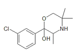 Bupropion Morpholinol Impurity;  2-(3-Chlorophenyl)-3,5,5-trimethyl-2-morpholinol |  357399-43-0