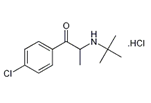 Bupropion USP RC A ; 2-(t-Butylamino)-4'-chloropropiophenone hydrochloride ; 2-(tert-Butylamino)-1-(4-chlorophenyl)propan-1-one hydrochloride | 1049718-72-0