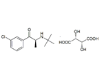 Bupropion (S)-Isomer ;(S)-Bupropion L-Tartaric Acid Salt ;  (2S)-(t-Butylamino)-3'-chloropropiophenone L-tartaric acid salt | 324548-43-8
