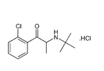 Bupropion 2-Chloro Analog ; Bupropion 2'-Chloro Analog ; 2-(tert-Butylamino)-2'-chloropropiophenone hydrochloride | 1049718-57-1