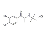 Bupropion 3,4-Dichloro Impurity ;Bupropion 3',4'-Dichloro Impurity ; 2-(tert-Butylamino)-3',4'-chloropropiophenone hydrochloride ; 2-(tert-Butylamino)-1-(3,4-dichlorophenyl)propan-1-one hydrochloride | 1193779-34-8 