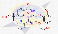 Bosentan Hydroxymethyl Impurity ;  4-(2-Hydroxy-1,1-dimethylethyl)-N-[6-(2-hydroxyethoxy)-5-(2-methoxy phenoxy)[2,2'-bipyrimidin]-4-yl]-benzenesulfonamide ;