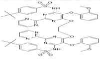 Bosentan Related Compound C ;  1,2-bis({6-[4-(tert-Butyl)phenylsulfonamido]-5-(2-methoxyphenoxy)-[2,2'-bipyrimidin]-4-yl}oxy)ethane ;  CAS #  ;
