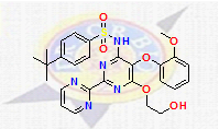 Bosentan; 4-(1,1-Dimethylethyl)-N-[6-(2-hydroxyethoxy)-5-(2-methoxyphenoxy)[2,2’-bipyrimidin]-4-yl]benzenesulfonamide