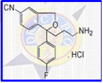 Citalopram Didesmethyl Metabolite ;N,N-DiDesmethyl Citalopram HCl; 1-(3-Aminopropyl)-1-(4-fluorophenyl)-1,3-dihydro-5-isobenzofurancarbonitrile hydrochloride