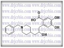 Donepezil Hydroxy Impurity ;  2-[(1-Benzylpiperidin-4-yl)hydroxymethyl]-5,6-dimethoxyindan-1-one | 197010-20-1