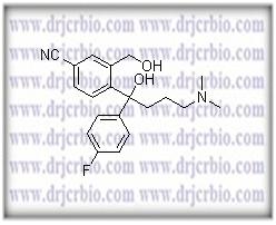 Escitalopram Related Compound A ; Citalopram Dihydroxy Impurity ; 4-{4-(Dimethylamino)-[(4'-fluorophenyl)-1-hydroxybutyl]-3-(hydroxymethyl)}benzonitrile  | 128173-53-5