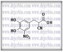 Entacapone Impurity F ; (2E)-2-Cyano-3-(3,4-dihydroxy-5-nitrophenyl)prop-2-enoic acid ;