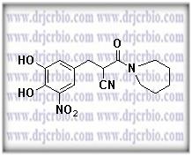 Entacapone Impurity H ; (2E)-3-(3,4-Dihydroxy-5-nitrophenyl)-2-(piperidin-1-ylcarbonyl)prop-2-ennitrile ;
