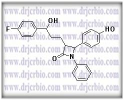 Ezetimibe Enantiomer ; Ezetimibe (3S,4R,3'R)-Isomer ; ent-Ezetimibe ; (3S,4R)-1-(4-Fluorophenyl)-3-[(3R)-3-(4-fluorophenyl)-3-hydroxypropyl]-4-(4-hydroxyphenyl)azetidin-2-one ;