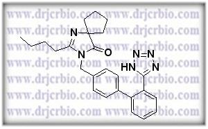 Irbesartan ; 2-Butyl-3-[p-(o-1H-tetrazol-5-ylphenyl)benzyl]-1,3-diazaspiro[4.4]non-1-en-4-one ;