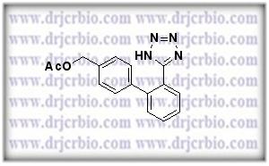 Irbesartan Acetyloxy Impurity ; Candesartan Acetyloxy Impurity ; Losartan Acetyloxy Impurity ; 5-(4'-(Acetyloxymethyl)(1,1'-biphenyl)-2-yl)-1H-tetrazole ;