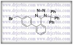 Irbesartan Bromo N1-Trityl Impurity ; Losartan Bromo N1-Trityl Impurity ; Candesartan Bromo N1-Trityl Impurity ; 5-(4'-(Bromomethyl)(1,1'-biphenyl)-2-yl)-1-trityl-1H-tetrazole ;