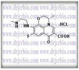 Levofloxacin USP RC E ;N,N’-Desethylene Levofloxacin Hydrochloride ; (-)-(S)-9-Fluoro-2,3-dihydro-3-methyl-10-[2-(methylamino)ethylamino]-7-oxo-7H-pyrido[1,2,3-de]-1,4-benzoxazine-6-carboxylic acid HCl | 1346603-62-0