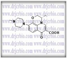 Levofloxacin USP RC F ;Levofloxacin Desfluoro Impurity ; (-)-(S)-2,3-Dihydro-3-methyl-10-(4-methyl-1-piperazinyl)-7-oxo-7H-pyrido[1,2,3-de]-1,4-benzoxazine-6-carboxylic acid | 117620-85-6