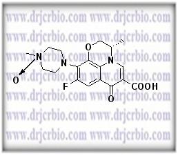 Levofloxacin N-Oxide ; (-)-(S)-9-Fluoro-2,3-dihydro-3-methyl-10-(4-methyl-1-piperazinyl)-7-oxo-7H-pyrido[1,2,3-de]-1,4-benzoxazine-6-carboxylic acid N-oxide | 117678-37-2