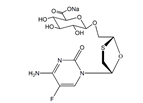 Emtricitabine O-β-D-Glucuronide Sodium Salt ; (2R-cis)-[5-(4-Amino-5-fluoro-2-oxo-1(2H)-pyrimidinyl)-1,3-oxathiolan-2-yl] methyl β-D-glucopyranosiduronic acid sodium salt   |  152128-78-4