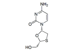 Emtricitabine IP Impurity C ; Desfluoro Emtricitabine ; Lamivudine ; 4-Amino-1-[(2R,5S)-2-(hydroxymethyl)-1,3-oxathiolan-5-yl] pyrimidin-2(1H)-one  |   134678-17-4