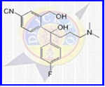 Citalopram Dihydroxy Impurity ;Escitalopram Related Compound A; 4-{4-(Dimethylamino)-[(4'-fluorophenyl)-1-hydroxybutyl]-3-(hydroxymethyl)}benzonitrile