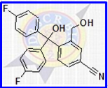 4-[bis-(4-fluorophenyl)-hydroxy-methyl]-3-hydroxymethyl benzonitrile