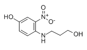 4-(3-Hydroxypropylamino)-3-nitrophenol  |  92952-81-3