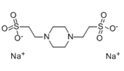 Piperazine-1,4-bis(2-ethanesulfonic acid) disodium salt  |  76836-02-7