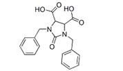 1,3-Bisbenzyl-2-oxoimidazolidine-4,5-dicarboxylic acid  |  59564-78-2