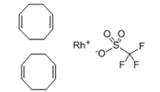 Bis(1,5-cyclooctadiene)rhodium(I)trifluoromethanesulfonate  |  99326-34-8