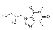 7-(2,3-Dihydroxypropyl)theophylline  |  479-18-5
