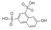 2-Naphthol-6,8-disulfonic acid  |  118-32-1