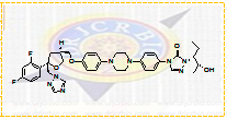 (R,R)-L-Cis Posaconazole [or] 4-(4-(4-(4-(((3S,5S)-5-((1H-1,2,4-triazol-1-yl)methyl)-5-(2,4-difluorophenyl)-tetrahydrofuran-3-yl)methoxy)phenyl)piperazin-1-yl)phenyl)-2-((2R,3R)-2-hydroxypentan-3-yl)-2H-1,2,4-triazol-3(4H)-one