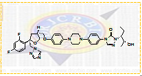 (R,R)-D-Cis Posaconazole [or] 4-(4-(4-(4-(((3R,5R)-5-((1H-1,2,4-triazol-1-yl)methyl)-5-(2,4-difluorophenyl)-tetrahydrofuran-3-yl)methoxy)phenyl)piperazin-1-yl)phenyl)-2-((2R,3R)-2-hydroxypentan-3-yl)-2H-1,2,4-triazol-3(4H)-one