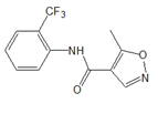 Leflunomide EP Impurity F ; Leflunomide BP Impurity F ;Leflunomide ortho-Isomer ; 5-Methyl-N-[2-(trifluoromethyl)phenyl]-4-isoxazolecarboxamide  |  1403564-06-6