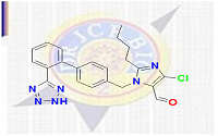 Losartan Impurity K ;  Losartan RC C ;   Losartan Aldehyde ;  2-Butyl-4-chloro-1-[p-(o-1H-tetrazol-5-ylphenyl)benzyl]imidazole-5-formaldehyde