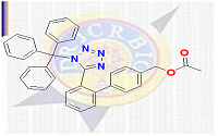 Losartan Acetyloxy N1-Trityl Impurity ;  Candesartan Acetyloxy N1-Trityl Impurity ;  Irbesartan Acetyloxy N1-Trityl Impurity ;  5-(4'-(Acetyloxymethyl)(1,1'-biphenyl)-2-yl)-1-trityl-1H-tetrazole ;
