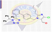 Losartan Aldehyde N1-Trityl Impurity ;  2-Butyl-4-chloro-1-[p-(1-(triphenylmethyl)-1H-tetrazol-5-ylphenyl)benzyl] imidazole-5-formaldehyde ;