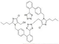 Losartan Impurity M;  Losartan RC E ;  Losartan N2-Dimer ;  N2-Losartanyl Losartan ;  2-Butyl-1-[[2’-[2-[[2-butyl-4-chloro-1-[[2’-(2H-tetrazol-5-yl)[1,1’-biphenyl]-4-yl]methyl]-1H-imidazol-5-yl]methyl]-2H-tetrazol-5-yl][1,1’-biphenyl]-4-yl]methyl]-4-chloro-1H-imidazole-5-methanol