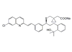 Montelukast EP Impurity A ; Montelukast EP Impurity A (Sodium Salt) ; Montelukast Sodium (S)-Isomer ; ent-Montelukast Sodium Salt ; 1-[[[(1S)-1-[3-[(1E)-2-(7-Chloro-2-quinolinyl)ethenyl]phenyl]-3-[2-(1-hydroxy-1-methylethyl)phenyl]propyl]thio]methyl]cyclopropaneacetic acid sodium salt  |  190078-45-6 