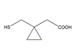 Montelukast Mercapto Acid Impurity ; Montelukast Mercapto Impurity ; 3-(Mercaptomethyl)cyclopropane acetic acid ; 2-[1-(Mercaptomethyl)cyclopropyl]acetic acid  |  162515-68-6