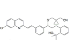 Montelukast Nitrile Impurity ; 1-[[[(1R)-1-[3-[(1E)-2-(7-Chloro-2-quinolinyl)ethenyl]phenyl]-3-[2-(1-hydroxy-1-methylethyl)phenyl]propyl]thio]methyl]cyclopropaneacetonitrile  |  866923-62-8