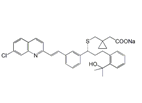 Montelukast Sodium : 2-[1-[[(1R)-1-[3-[2-[(7-chloro-2-quinolyl)]vinyl]phenyl]-3-[2-(1-hydroxy-1-methyl-ethyl)phenyl]-propyl]sulfanylmethyl]cyclopropyl]acetic acid sodium salt  |  151767-02-1