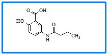 Mesalamine Related Compound (N-Butyryl-5-Aminosalicylic Acid) | 93968-81-1