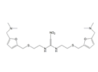Ranitidine EP Impurity A ; Ranitidine BP Impurity A ; Ranitidine USP RC B ; Ranitidine Dimer ; N,N′-bis[2-[[[5-[(Dimethylamino)methyl]furan-2-yl]methyl]sulfanyl]ethyl]-2-nitroethene-1,1-diamine   |  72126-78-4